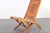 Brown Folding Chair by Ángel Pazmiño for Muebles de Estilo, 1960s For Sale - Image 8 of 11