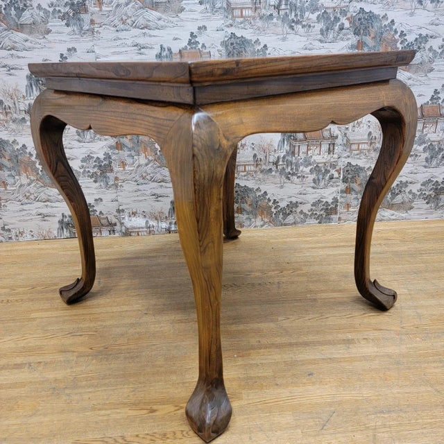 Chinese Vintage Chinese Elm Side Table For Sale - Image 3 of 7