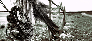 Justina Napiórkowska, Fårö, Sweden, Boats and Seaside, Black & White Photograph