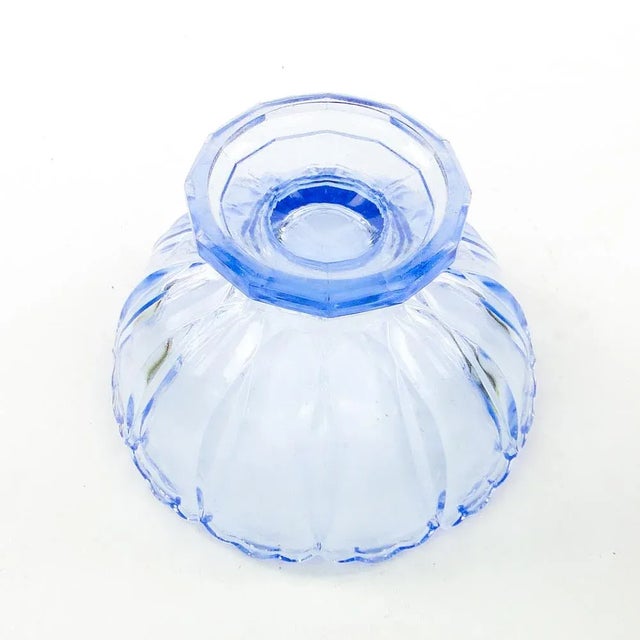 Footed Ring Bowl from Ząbkowice Glassworks, 1950s For Sale - Image 6 of 11