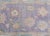 Turkish Oushak Rug Purple & Blue Floral Handwoven Wool Rug 4'11" X 6'10" For Sale - Image 4 of 9