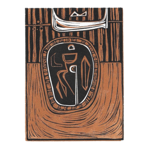 1980 Ken MacKintosh Atomic Aegis Woodblock Artists Proof