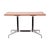 Walnut & Steel Counter Height Table with Rectangular Top on Twin Supports by Charles & Ray Eames for Herman Miller, 1970s For Sale