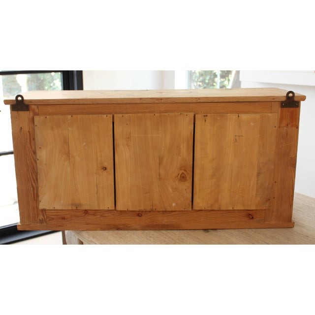 1830's Carved primitive Georgian mantel mirror, From England. Made of pine with hand-turned details. Gorgeous original...