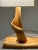 Wood Vintage Folk Art Twisted Maple Table Lamp, Circa 1950s For Sale - Image 7 of 12