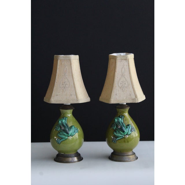 Contemporary Mid 20th Century Petite Pair Bitossi Influence Lamps - a Pair For Sale - Image 3 of 12
