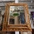 Italian Elaborate Gilded and Etched Stepped Mirror For Sale - Image 3 of 7