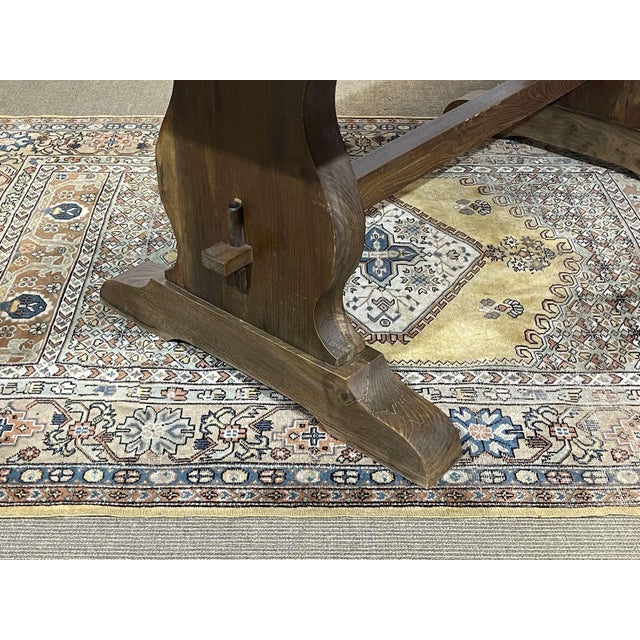 Monastery Table in Elm, 1970s For Sale - Image 4 of 18