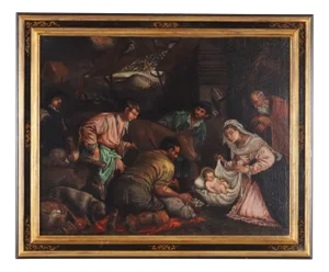 Francesco Bassano, Oil on Canvas, Framed
