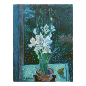 'Gladioli by Moonlight' by Jean Freeman, Laguna Beach Art Association, Pasadena Art Museum
