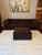 Vintage 1970s Modular Brown Velvet “Playpen” Sofa and Ottoman After Milo Baughman Beautiful and freshly reupholstered in a...