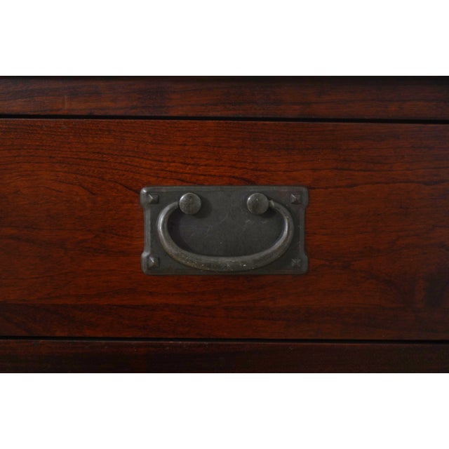 Michaels Mission Style Cherry Mule Dresser For Sale - Image 12 of 18