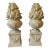Vintage French Anduze Style Vases With Fruit Sculptures/Topiary, a Pair For Sale