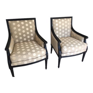 Ethan Allen Giselle Chairs - A Pair For Sale