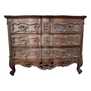 Louis XV Style Chest of Drawers from Nîmes in Oak For Sale