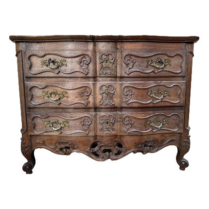 Louis XV Style Chest of Drawers from Nîmes in Oak For Sale