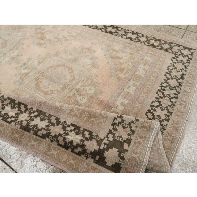 Galerie Shabab Collection Mid-20th Century Turkish Anatolian Wide Gallery Runner For Sale - Image 9 of 10