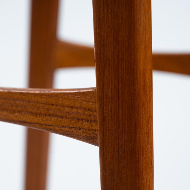 Brown Danish Teak Barstools by Eric Buch for Dyrlund, 1960s, Set of 3 For Sale - Image 8 of 16