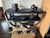 Restoration Hardware Restoration Hardware Bar Cart — Industrial Modern, Sculptural Wheels, Two‑Tier Design For Sale - Image 4 of 8