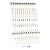 1910s Hollywood Regency Tiffany&Co. Faneuil Complete Set for 12 Sterling Silverware - 75 pcs For Sale