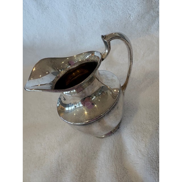 Mid 20th Century Mid 20th Century American Classical Silver Plate Tea Set - Set of 3 For Sale - Image 5 of 10