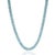 Contemporary 52.42 Ct Certified Natural Blue Topaz Tennis Necklace & Drop Earrings Set, 3 Pieces For Sale - Image 3 of 17