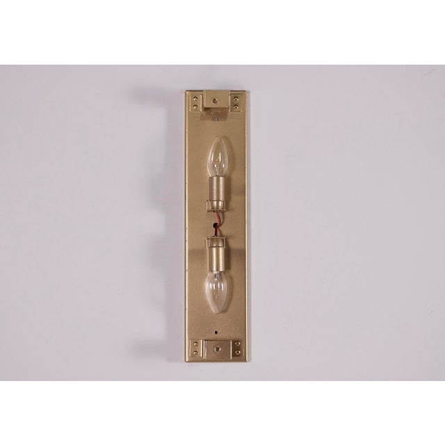 Murano Vanity Ice Glass Sconces, 1970s, Set of 2 For Sale - Image 10 of 11