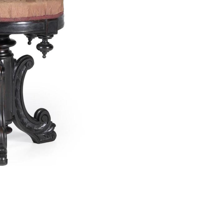 Victorian Harpist Chair, 19th Century For Sale - Image 5 of 6