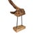 Early 21st Century Large Natural Driftwood Sculpture on Stand Organic Modern Art 19" For Sale - Image 5 of 11
