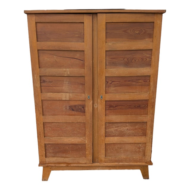 Vintage Armoire by René Gabriel, 1945 For Sale