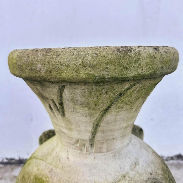 Hand-Decorated Plant Pot with Details For Sale - Image 3 of 7