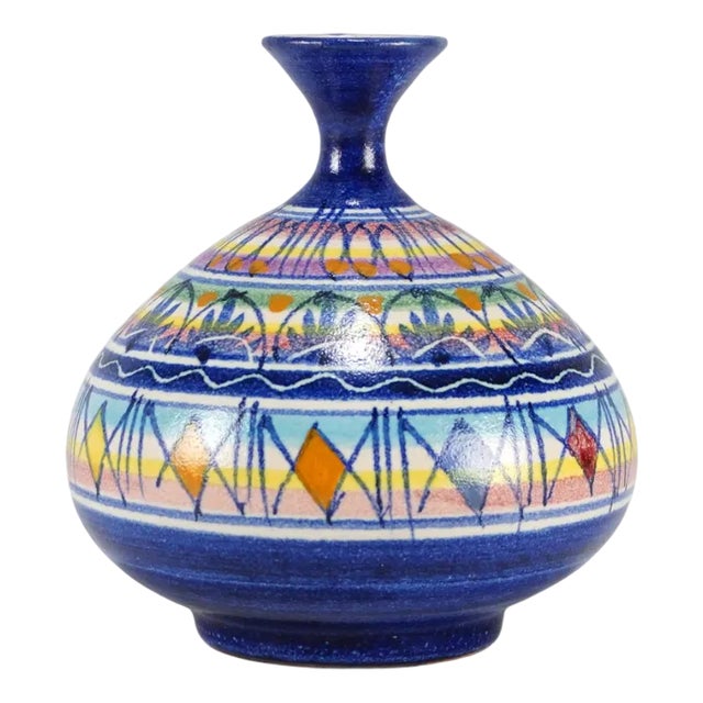 Ceramic Vase by Luigi Damore for Vietri, Italy, 1970s For Sale