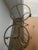 Pair of Mid Century Italian Rope Twist and Tassel Aluminum Tables For Sale - Image 4 of 7