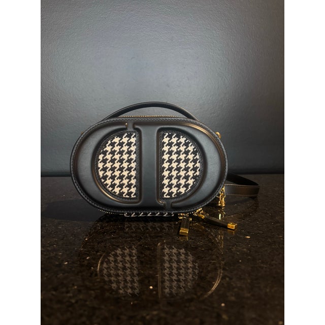Textile Christian Dior CD Signature Oval Camera Bag For Sale - Image 7 of 10