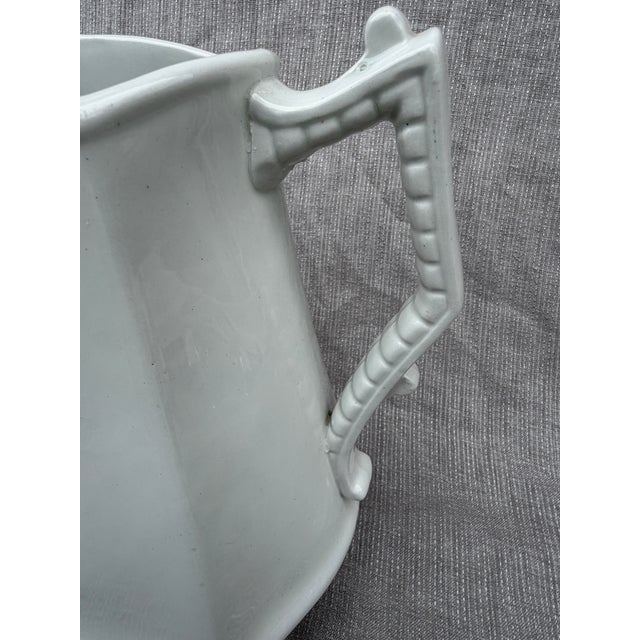 Antique English Ironstone Pitcher For Sale In New York - Image 6 of 15