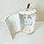 Vintage Bogo Chic Farmhouse Americana Metal White Jack-O-Lantern Pumpkin Candleholder. For Sale - Image 10 of 11