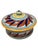 1990s Vintage F.lli Mari Deruta Italy Majolica Hand Painted Geometric Lidded Bowl For Sale - Image 5 of 5