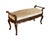 French French Louis XV Style Double-Seat Walnut Bench With Caned Seat For Sale - Image 3 of 12