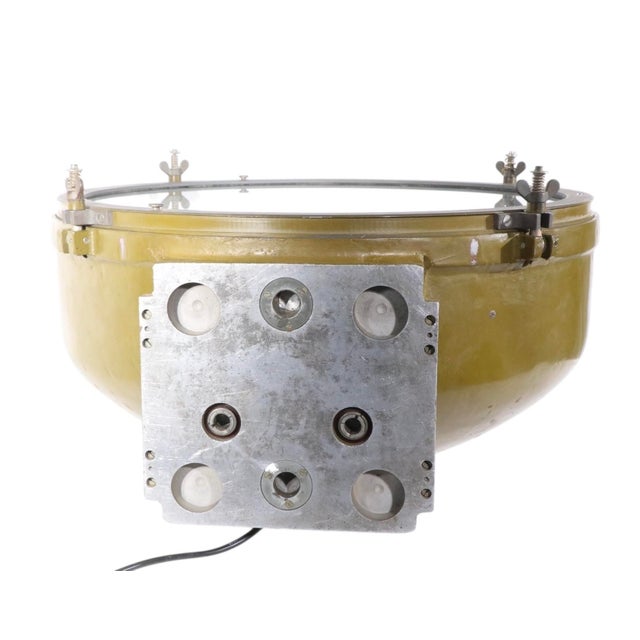 Metal Mid 20th Century Restored Vintage Nautical Spot Light Industrial Lighting For Sale - Image 7 of 10