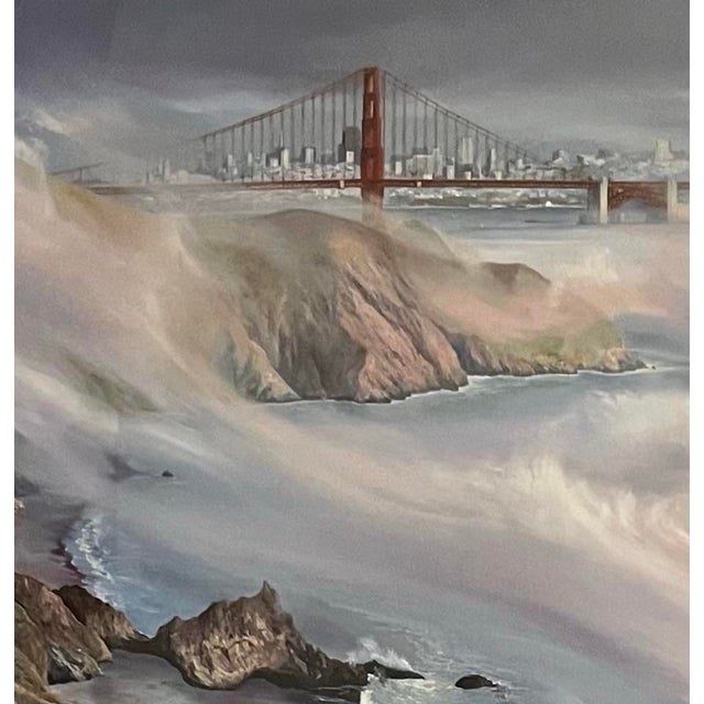 Rebecca Holland 1970/80s «The Gate From the Headlands» Signed/Certified Lithograph, Artist’s Print #25/25 Rare & Gorgeous For Sale - Image 4 of 12
