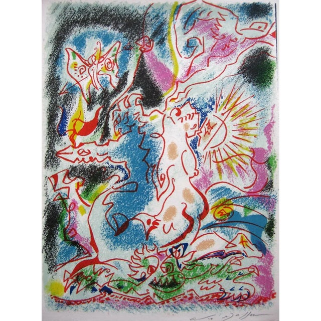 Artist: Andre Masson Country: France Title: Les incertitudes de Psyche Medium: Original Lithograph Marks: Hand-Signed in...