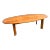 1980s Dining Table or Desk in the Manner of Charlotte Perriand, Solid Wood For Sale