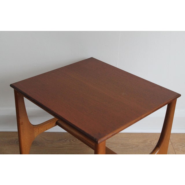 Mid-Century Modern Danish Minimalist Side Tables, 1960s, Set of 2 For Sale - Image 9 of 10