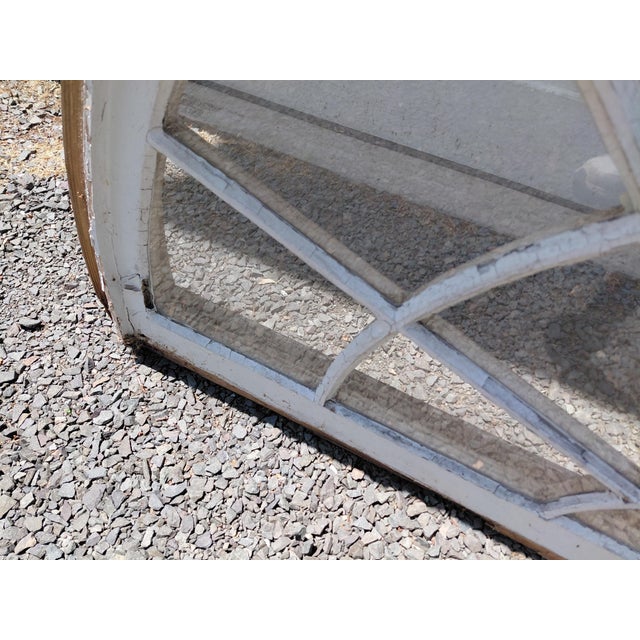 White Vintage Transom Window For Sale - Image 8 of 10