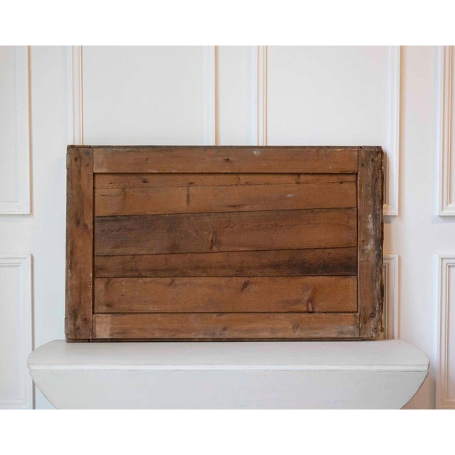 Gray French Louis XVI Period Carved Wood Panel, 18th Century For Sale - Image 8 of 8