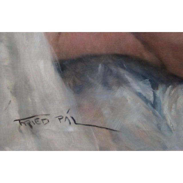 Realism Pal Fried Portrait Oil Painting Reclining Nude Woman Lady "Sleeping Beauty" For Sale - Image 3 of 6