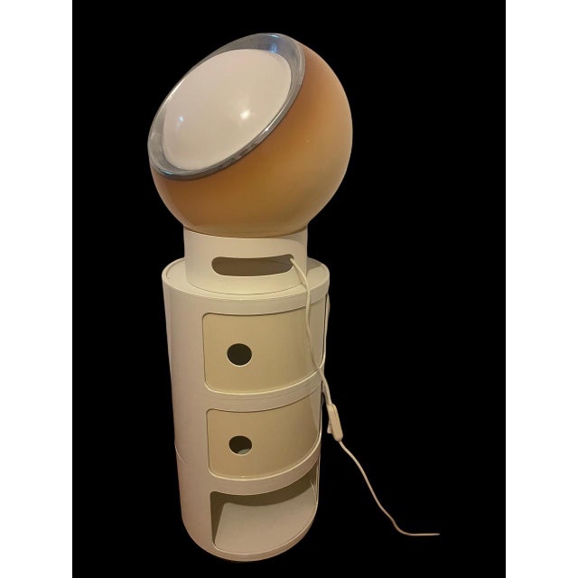 Brown Mid-Century Table Lamps from Guzzini, Italy, 1960s, Set of 2 For Sale - Image 8 of 15