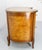 Louis XV French Elm Burl Brass & Coated Fabric Desk in Kidney Shape, 1960s For Sale - Image 5 of 16