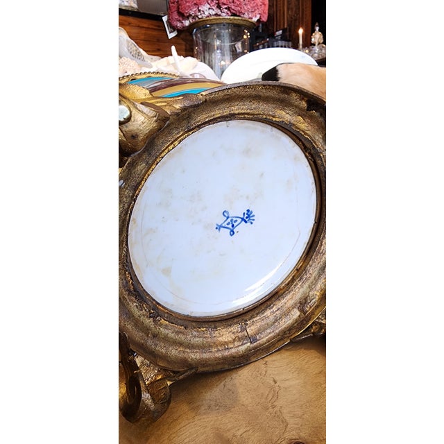 French Antique Louis XVI French Porcelain Cache Pot For Sale - Image 3 of 12