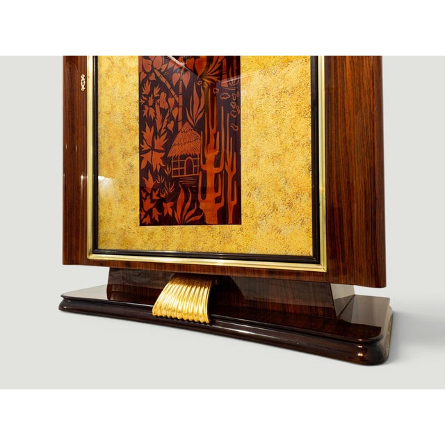 Mid-Century Italian Revolving Cabinet Bar by Vittorio Dassi, 1950s For Sale - Image 14 of 18